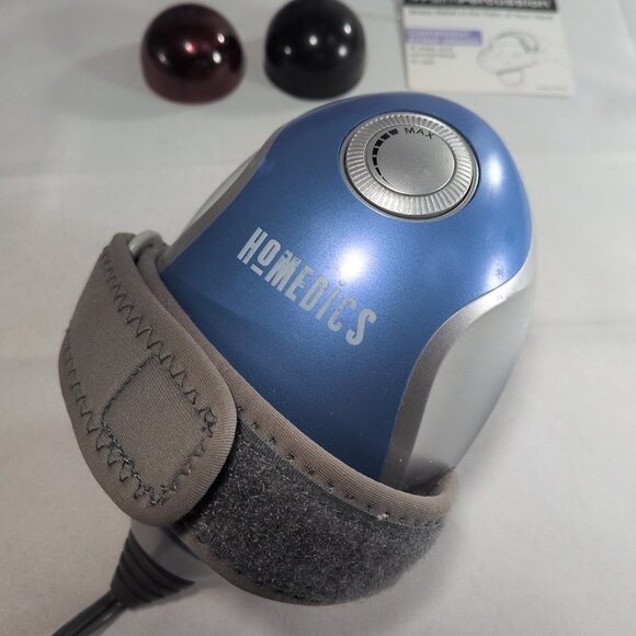 HoMedics MT-PA Palm Percussion Personal Body Heat Massager 3 Head Attachments - Picture 2 of 16